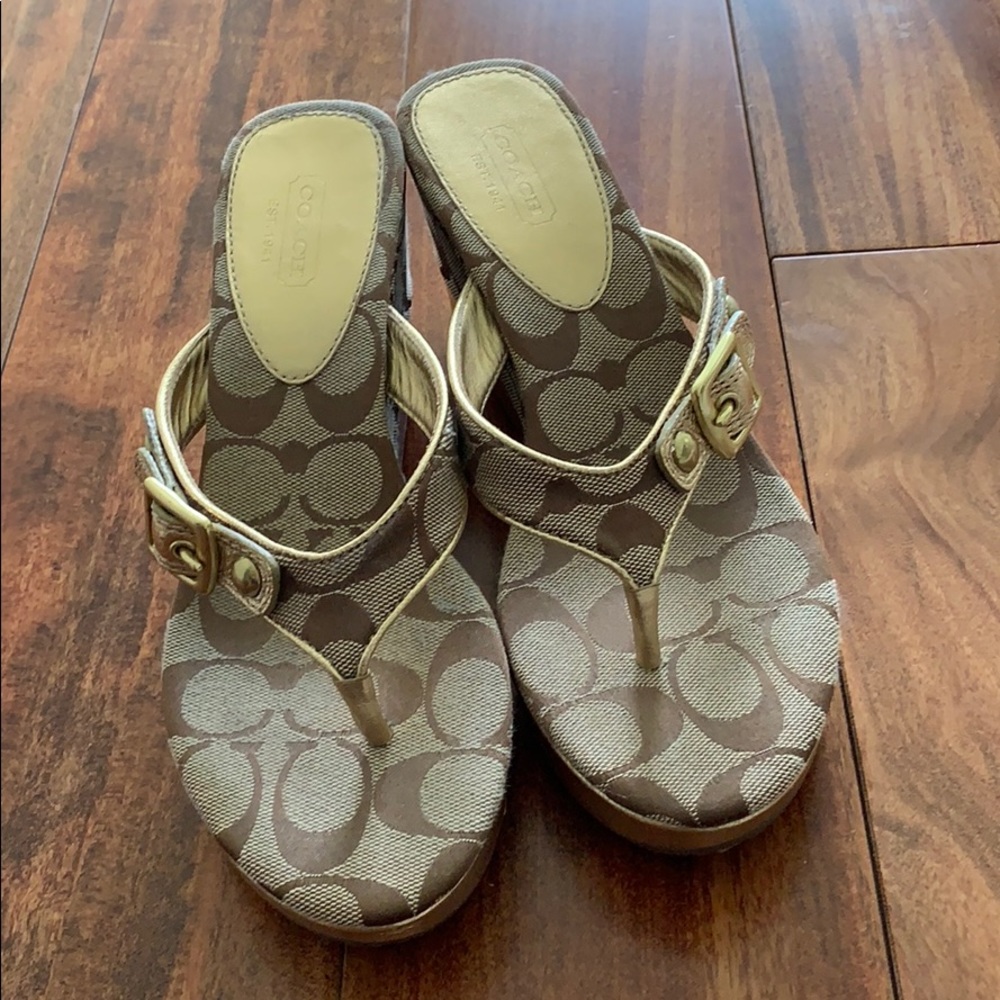 Coach wedges